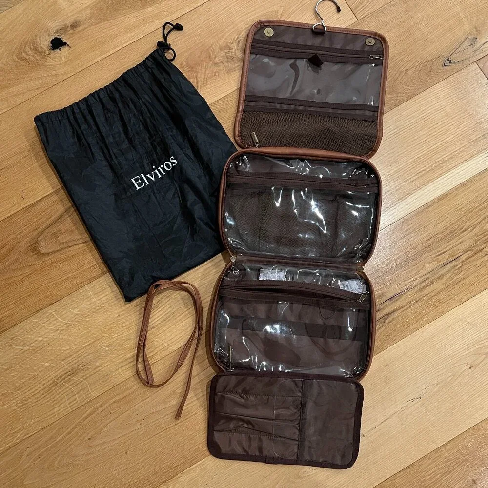 Elviros Toiletry Bag Hanging Travel Organizer